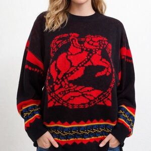 Vintage Sweater Bee By Banff Ltd. Acrylic Pullover Sweater Top Womens Size S